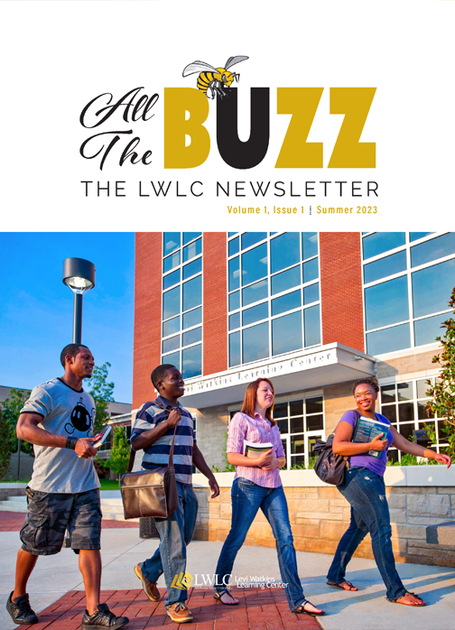 Front cover of the All The Buzz newsletter