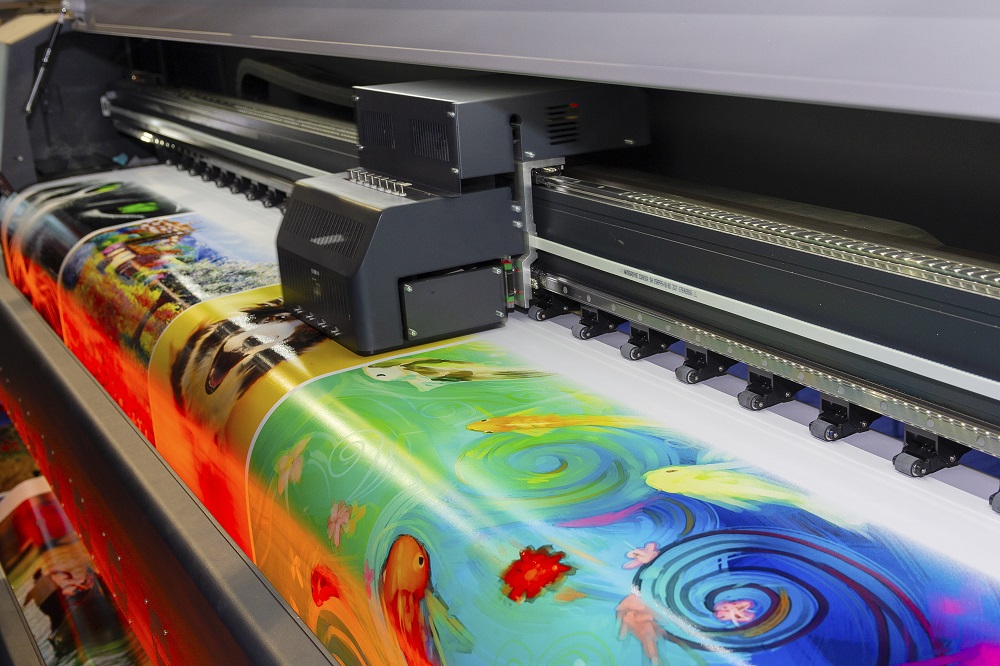 Wide format printing process